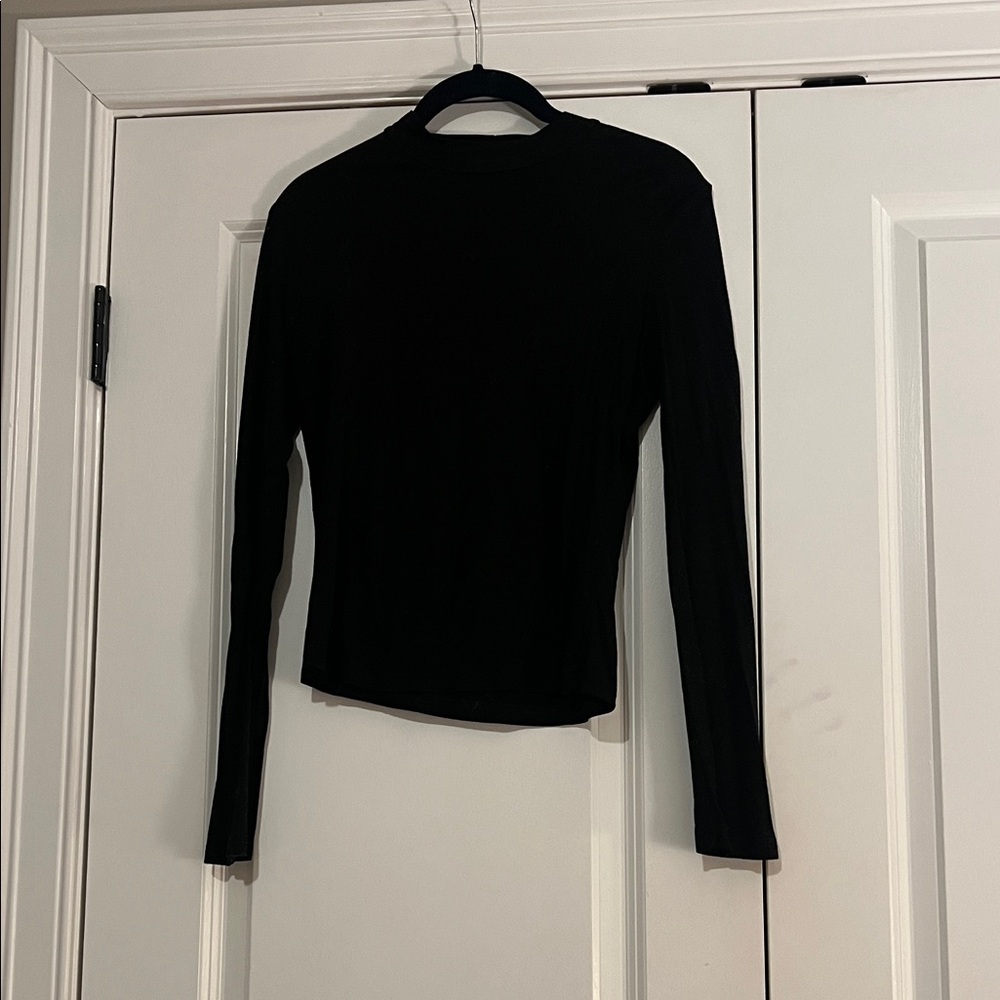 Black turtle neck